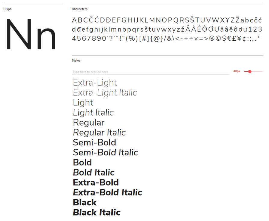 Nunito Sans Font